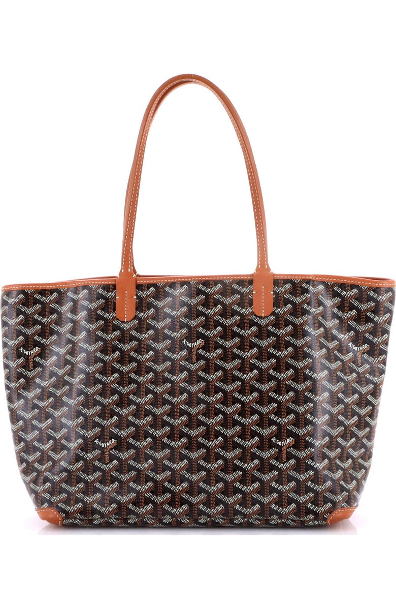 Pre-Owned Goyard Artois Tote Coated Canvas PM, Alternate, color, Brown