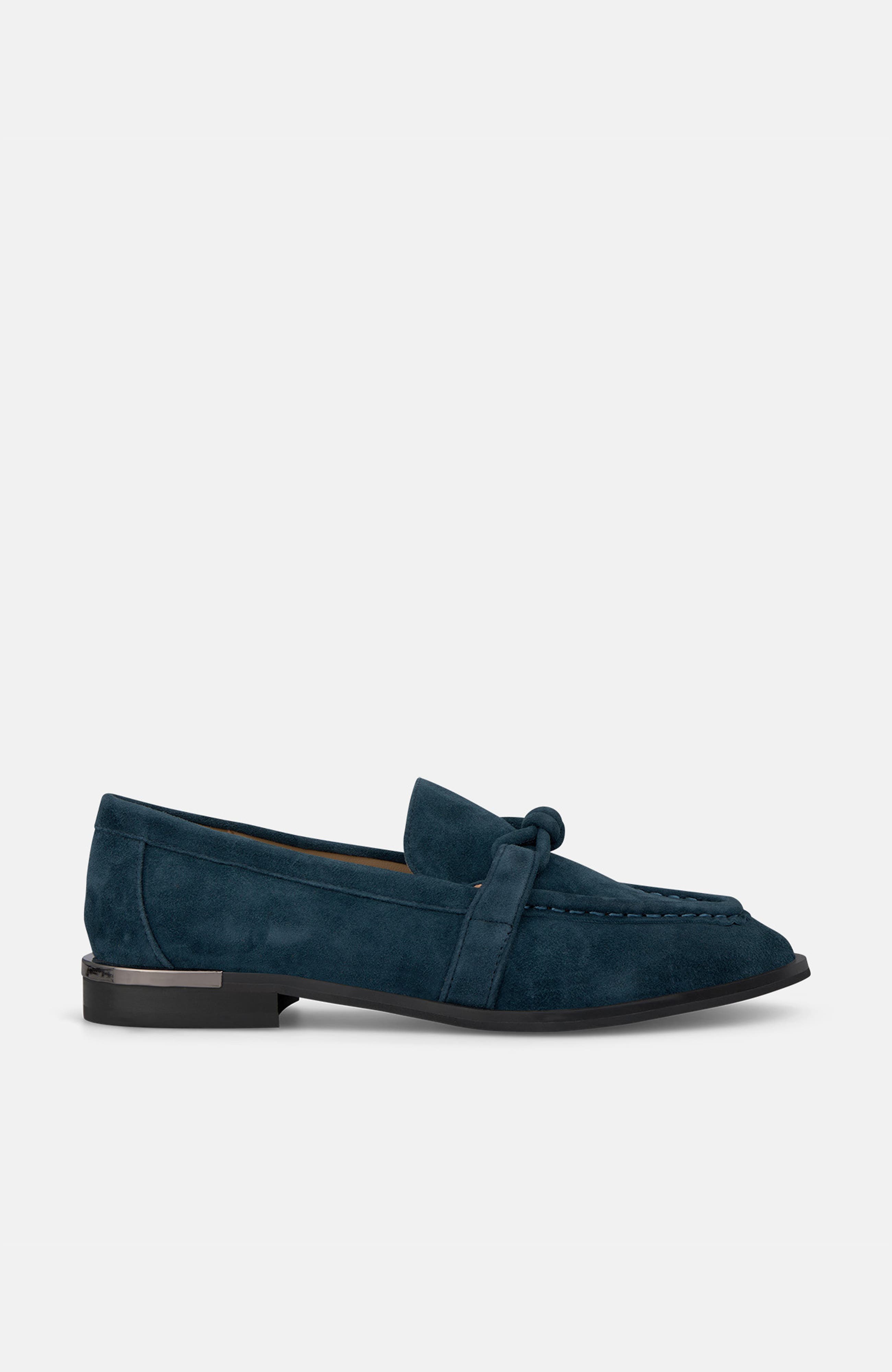 Loafer Knot Detail, Alternate, color, Navy