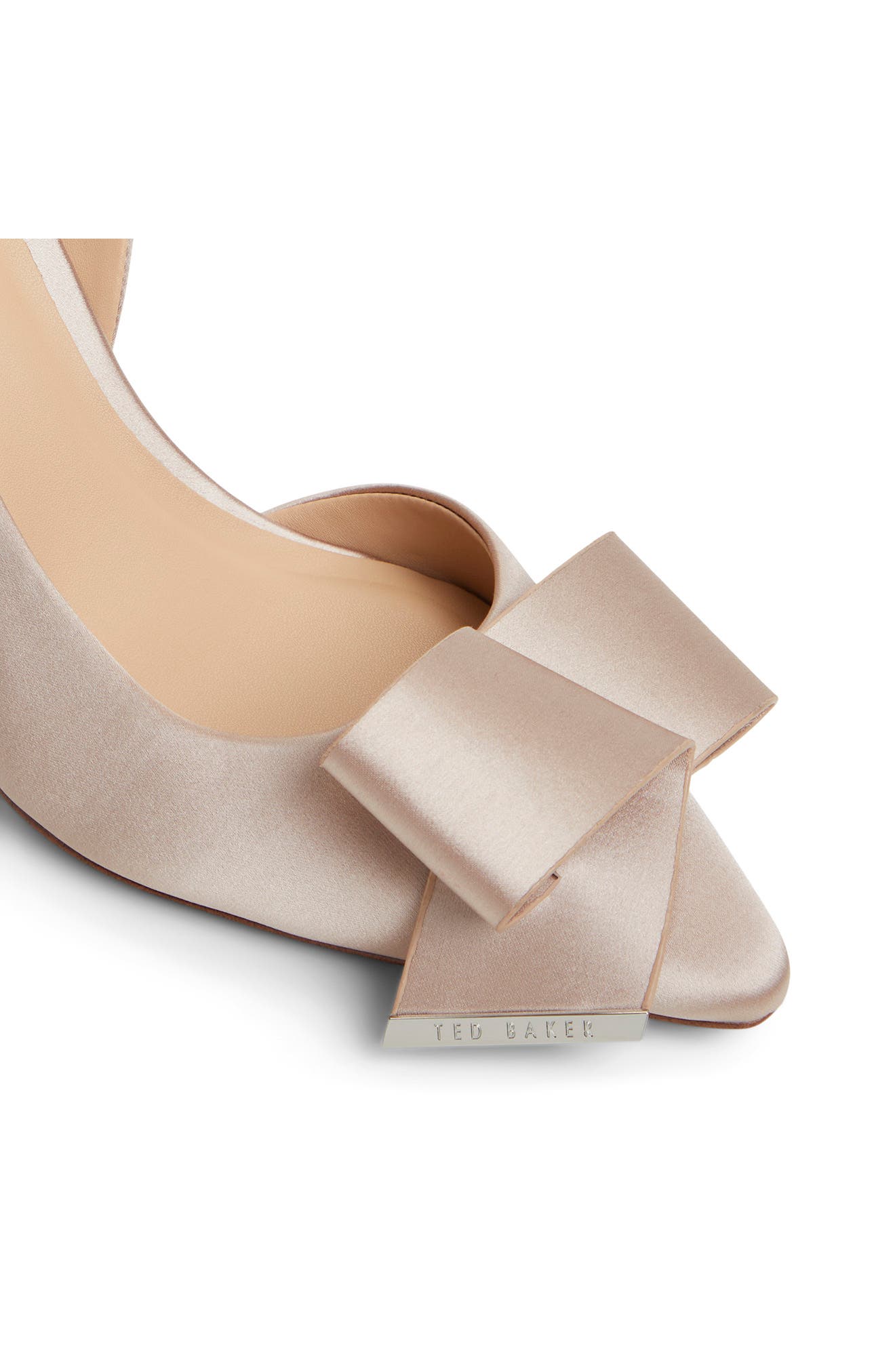 Ted Baker London Lola Bow Pointed Toe Pump, Alternate, color, Other Grey