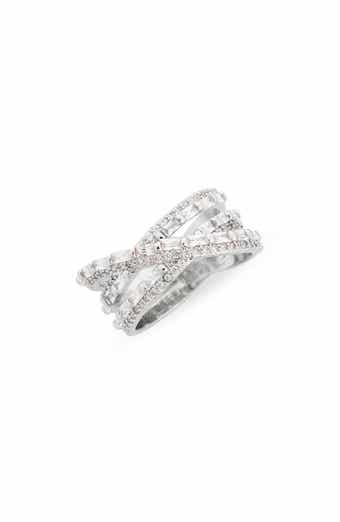 NORDSTROM RACK Crossover CZ Ring