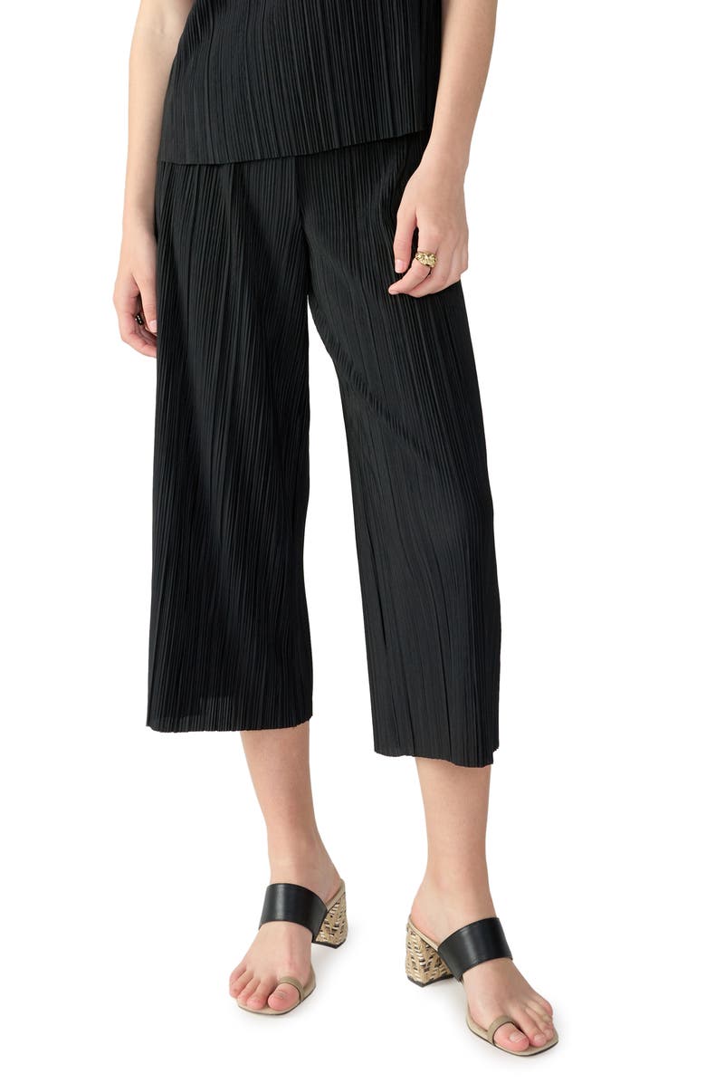 Sanctuary Plissé Culottes, Main, color, 