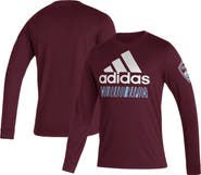adidas Men's adidas Burgundy Colorado Rapids Vintage Performance Long Sleeve T-Shirt