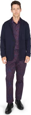 Lords of Harlech Jacob Merino Wool Sweater Blazer