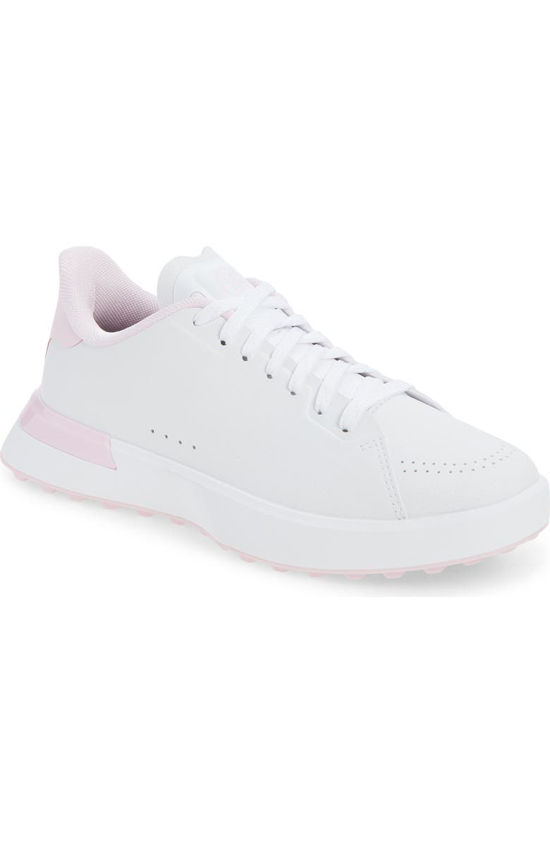 G/FORE G.112 Perforated Kiltie Golf Shoe, Main, color, Snow/ Blush