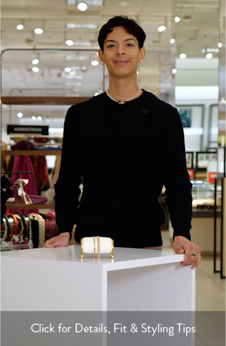 Set of 2 Emerald City Chain Bracelets, sales video thumbnail