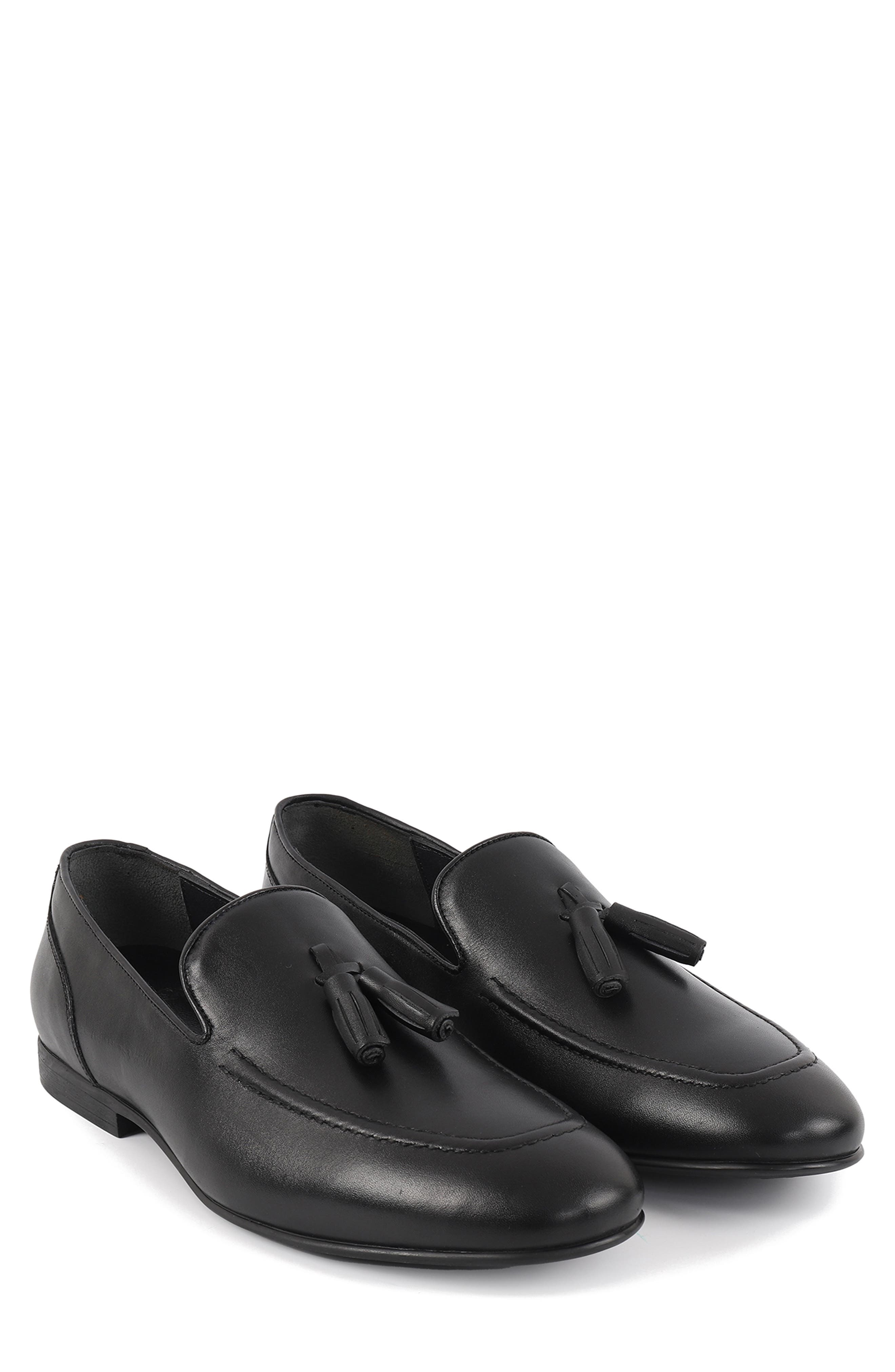 VELLAPAIS Dosina Tassel Loafer, Alternate, color, Black