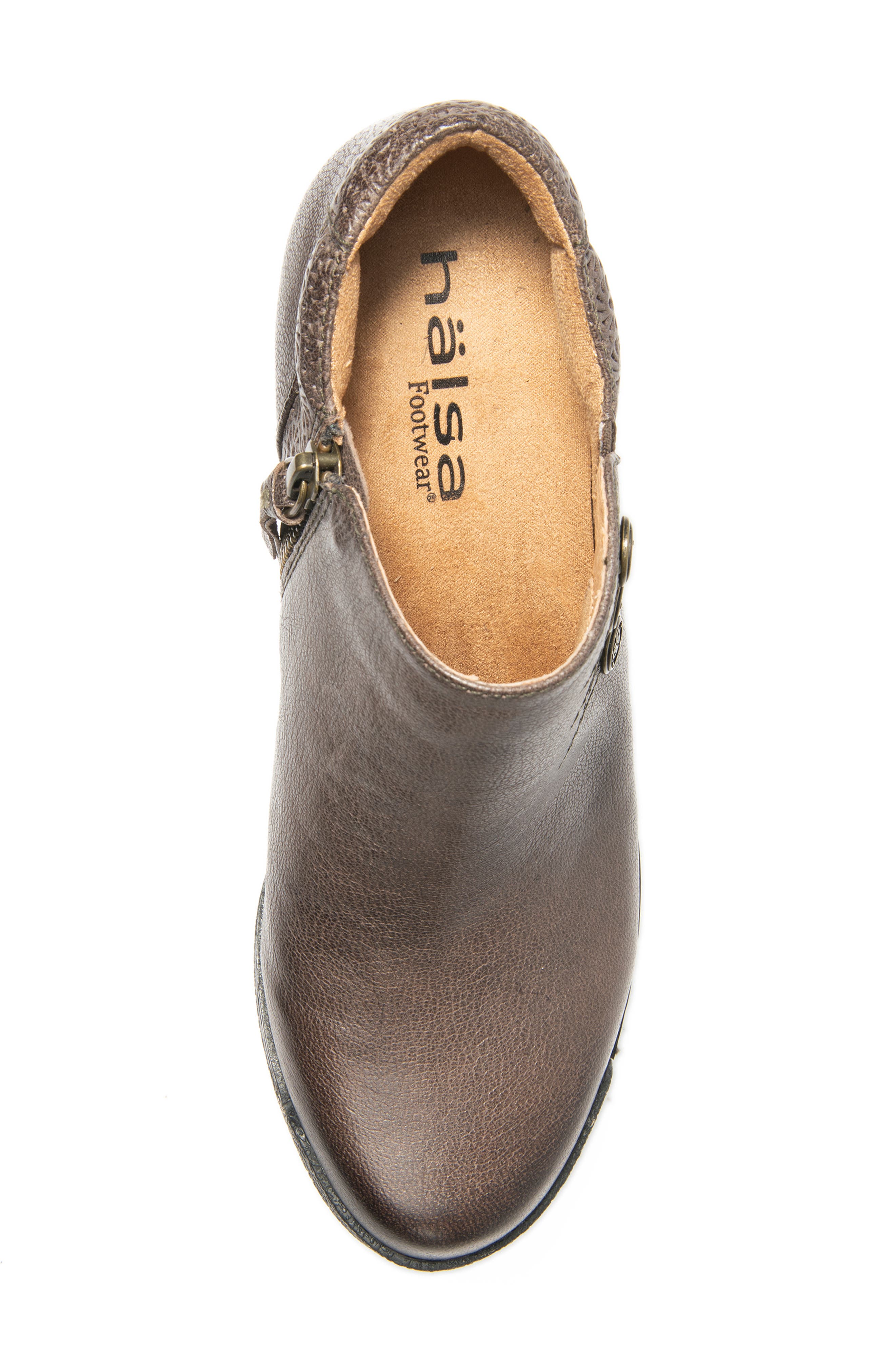 Devina Wedge Bootie, Alternate, color, DARK GREY