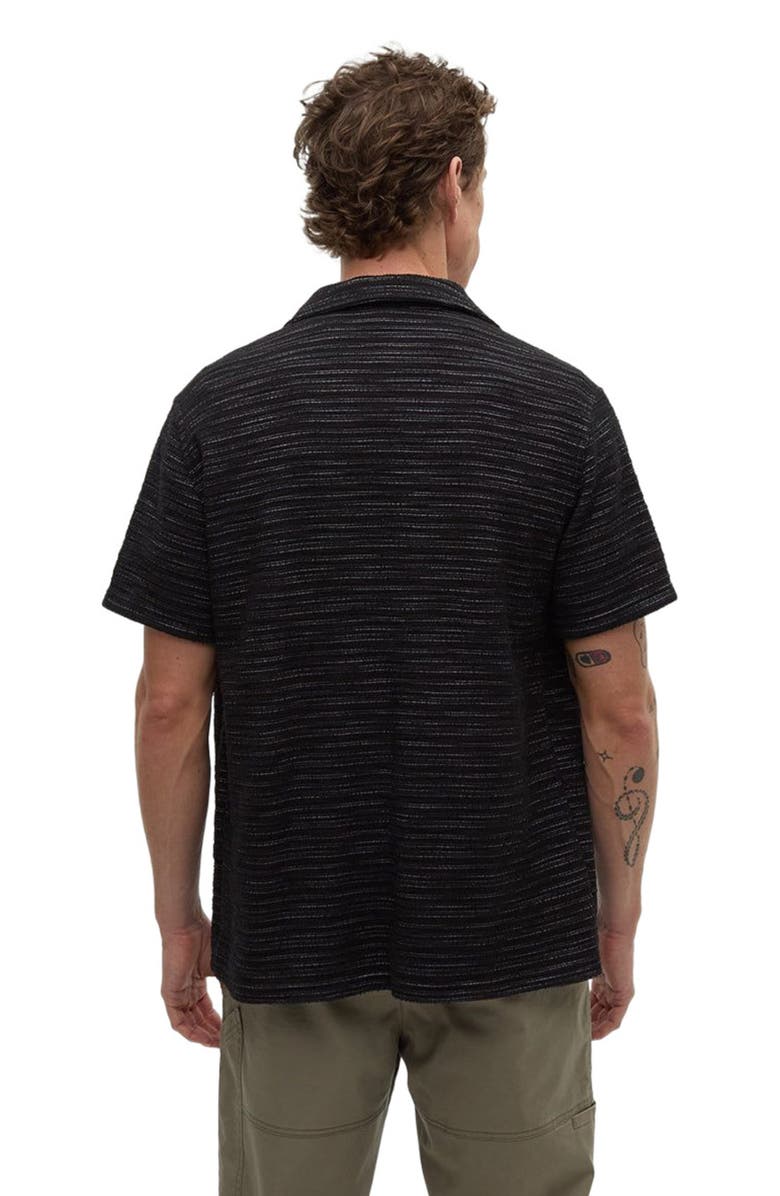 tentree Copeland Shirt, Alternate, color, Meteorite Black Flash Stripe