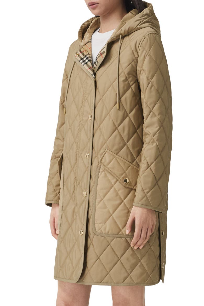Roxby Thermoregulated Quilted Coat, Alternate, color, ARCHIVE BEIGE