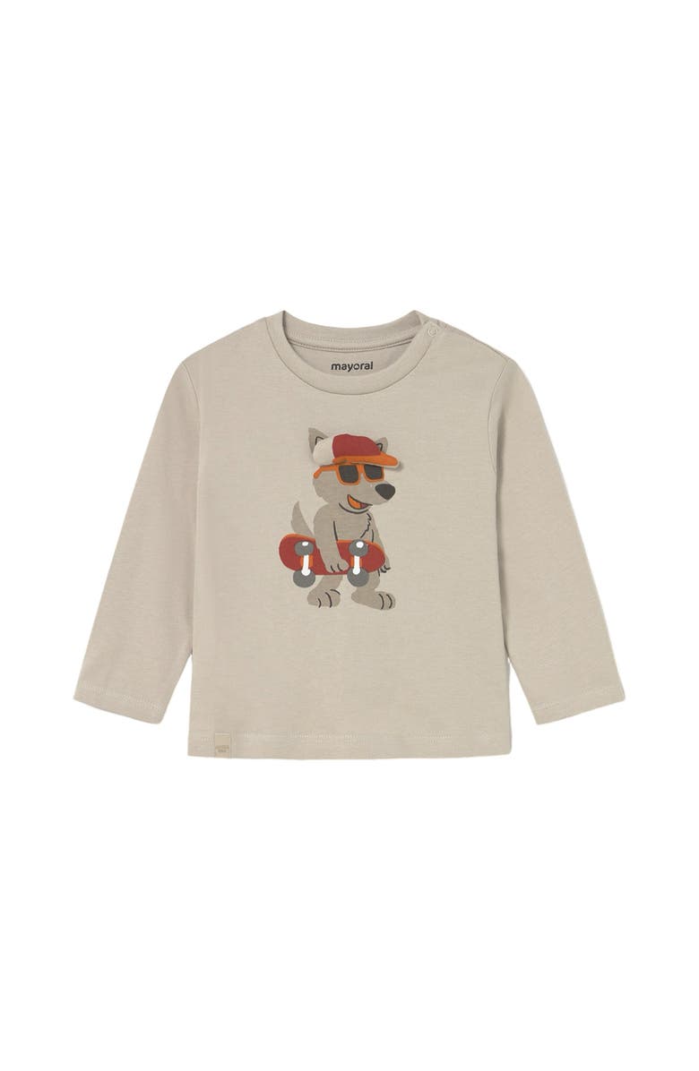 Mayoral Animals T-Shirt, Main, color, Beige