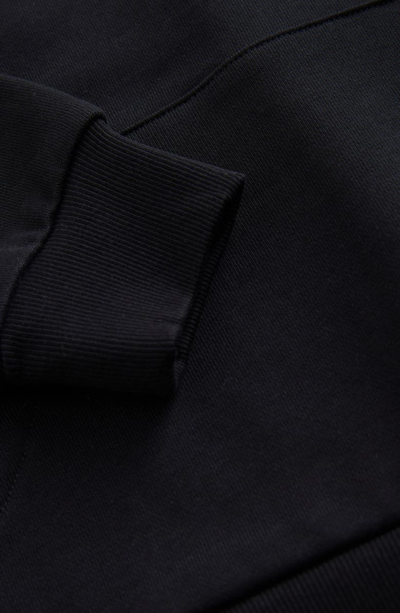 smALLSAINTS by ALLSAINTS Kids' Redact Oversize Cotton Fleece Hoodie, Alternate, color, Black