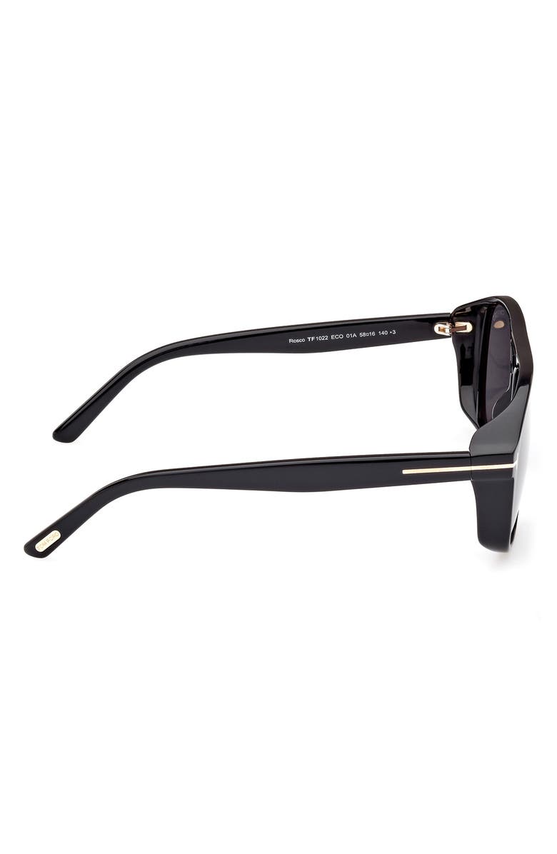TOM FORD Rosco 58mm Navigator Sunglasses, Alternate, color, 