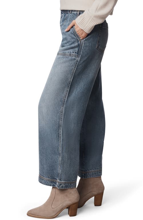 Splendid Chloe Crop Wide Leg Jeans In Blue