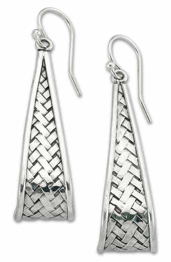 SAMUEL B. Basket Weave Drop Earrings
