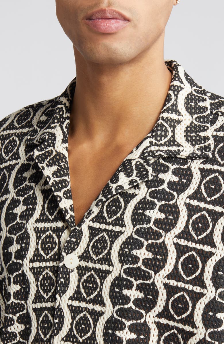 OAS Hypnotize Net Camp Shirt, Alternate, color,