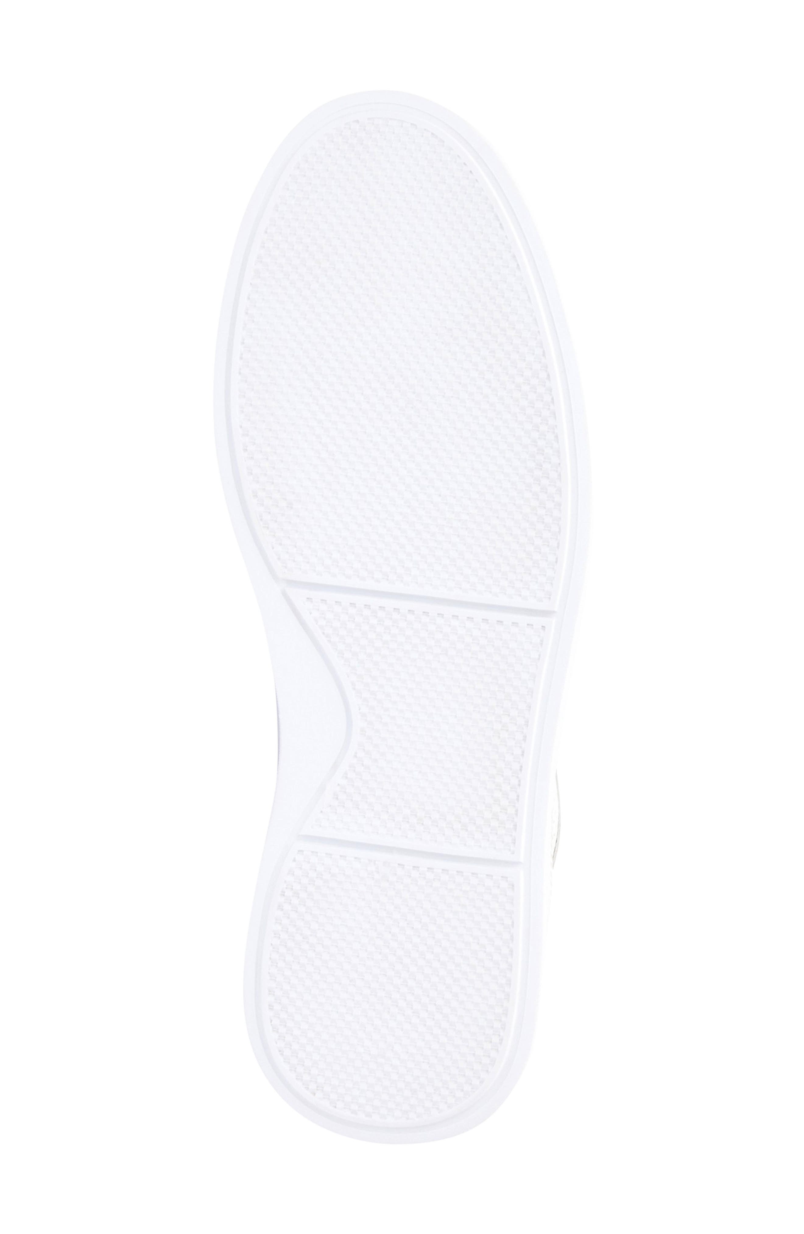 André Assous Andrew Perforated Leather Sneaker, Alternate, color, White Perf