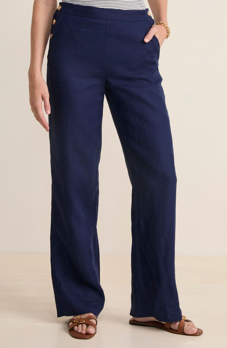 vineyard vines Linen Sailor Pants, Main, color, 