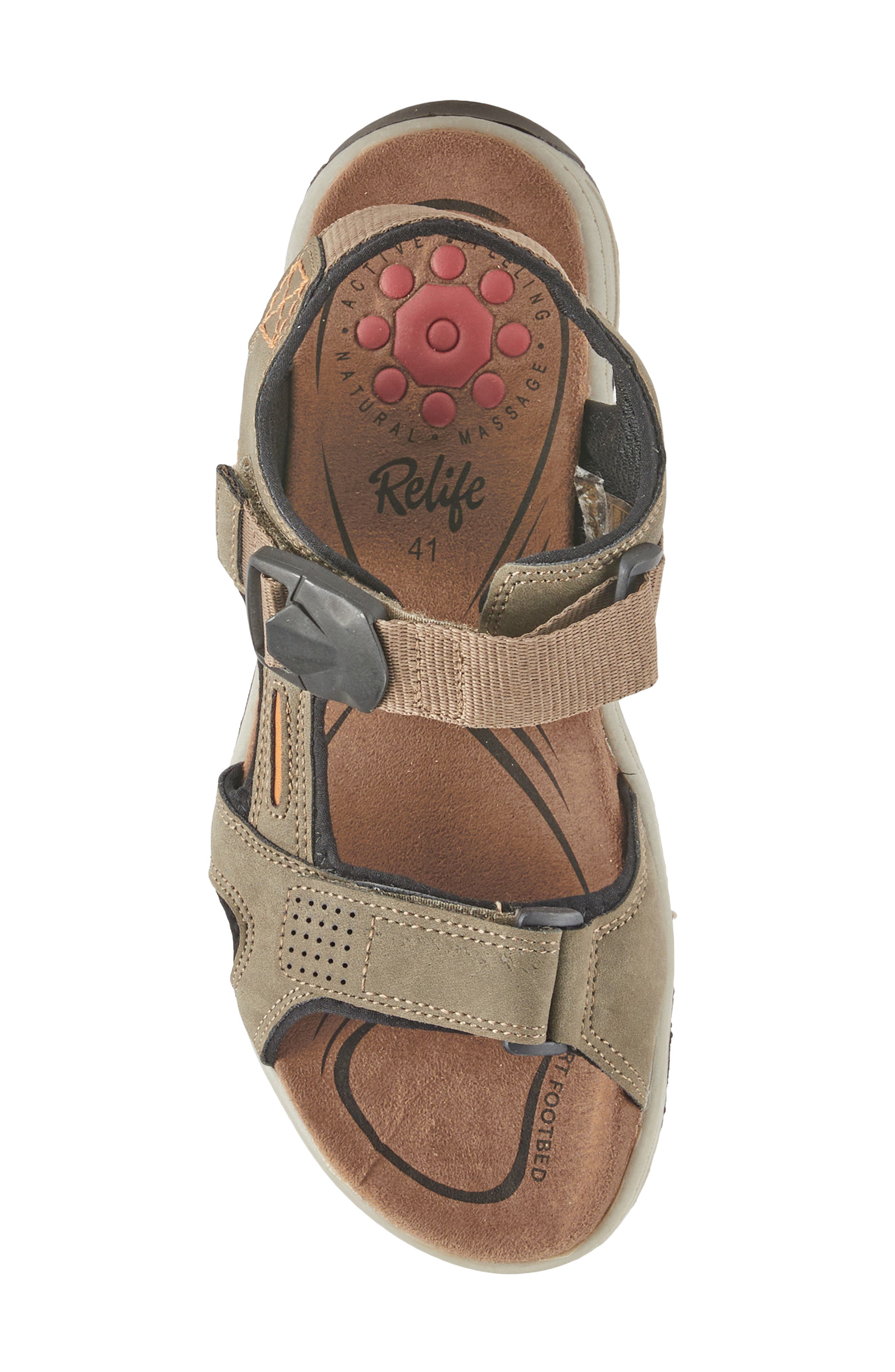 Spring Step Gradient Sandal, Alternate, color, Brown