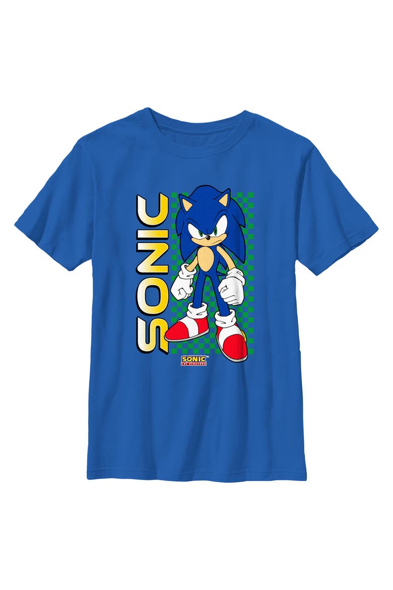 Boy's Sonic the Hedgehog Classic Pose Graphic T-Shirt, Main, color, Royal Blue