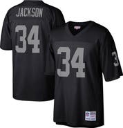Mitchell & Ness Men's Mitchell & Ness Bo Jackson Black Las Vegas Raiders Legacy Replica Jersey