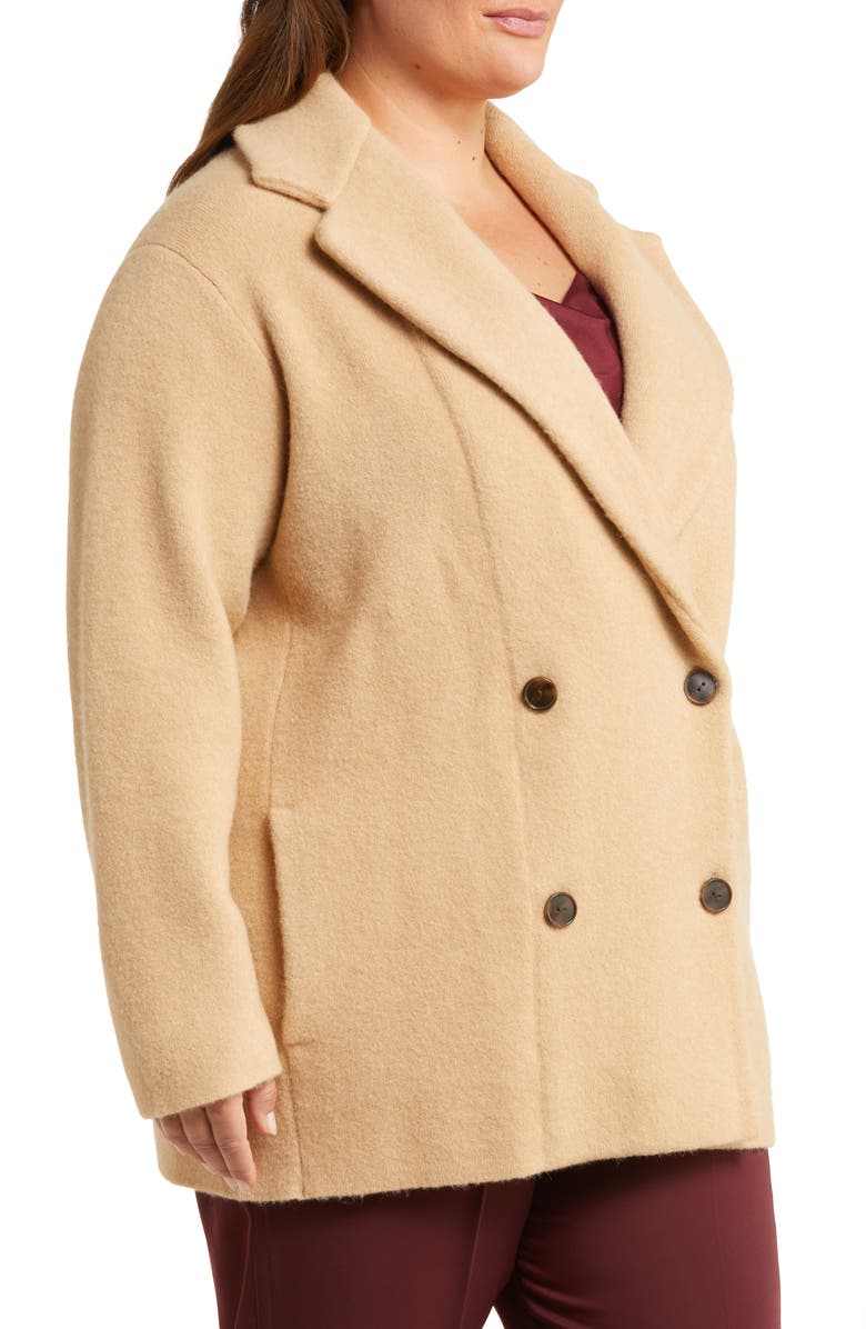 Vince Double Breasted Wool & Cashmere Jacket, Alternate, color, 
