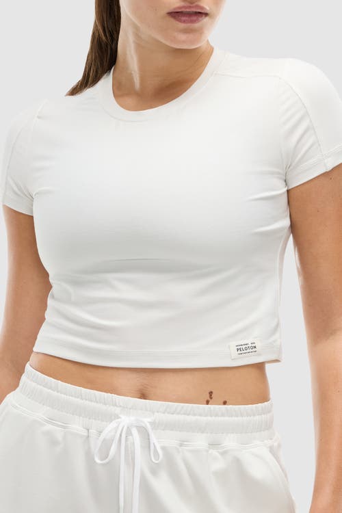Peloton Dreamblend Baby Tee In White