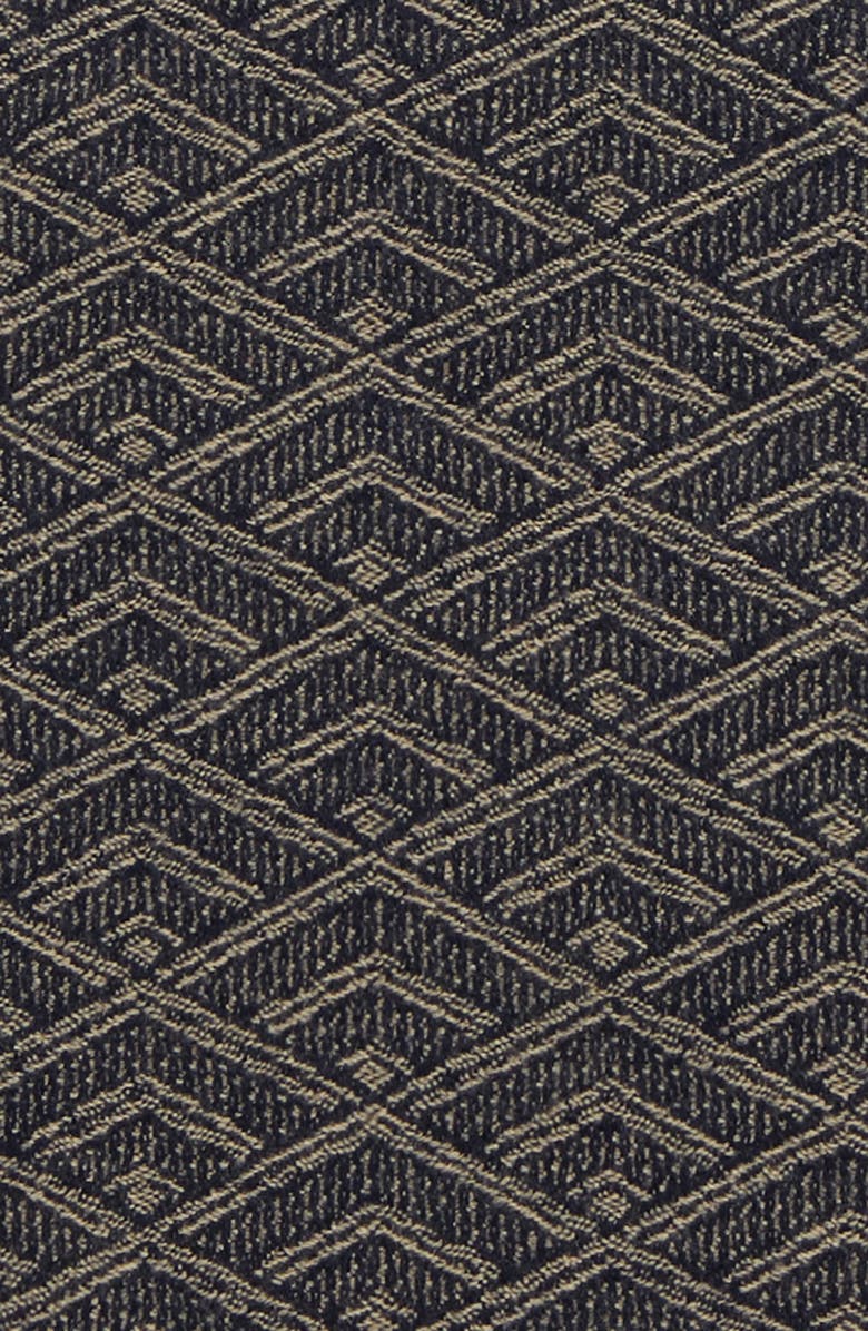 Métier London Small Logo Cashmere Throw Blanket, Alternate, color, 