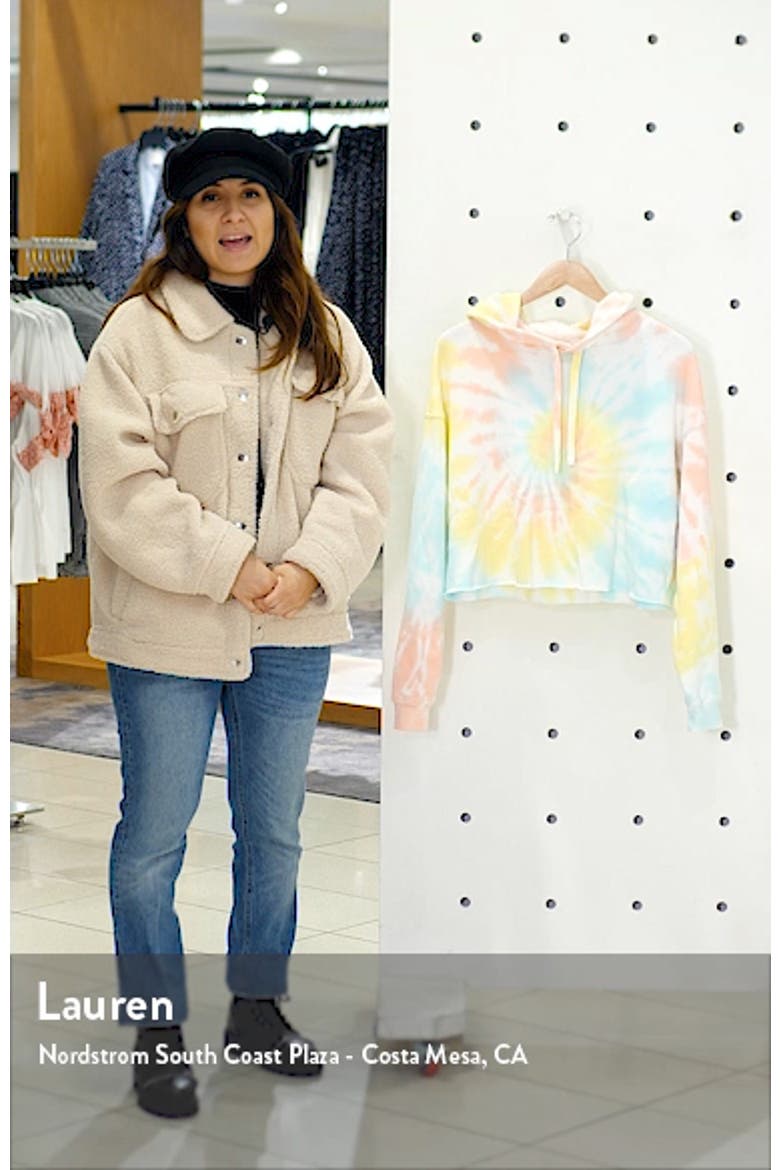 Crop Tie Dye Hoodie video