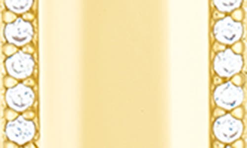 Adornia Elongated Pavé Pendant Necklace In Gold