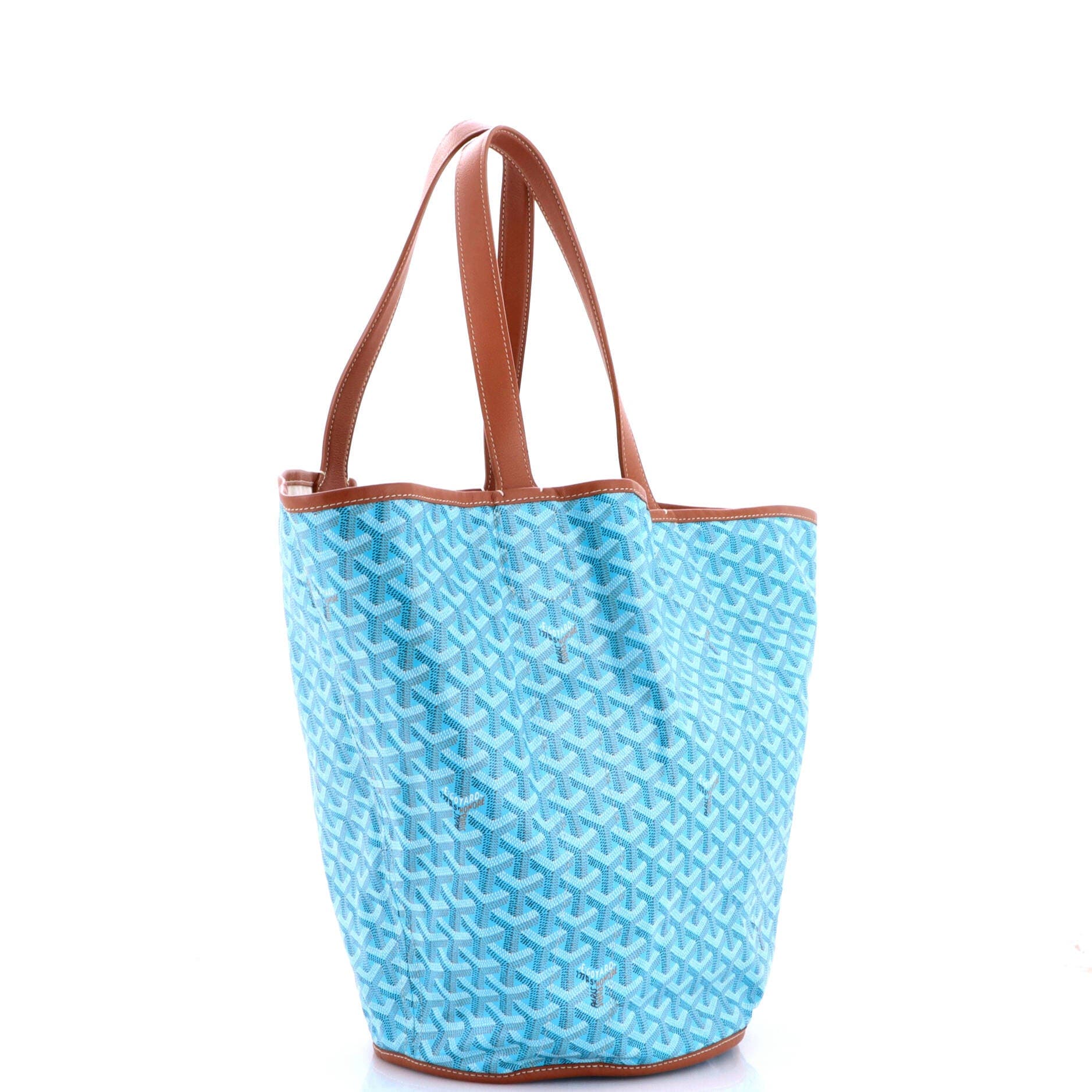 Belharra Reversible Tote Coated Canvas, Alternate, color, Blue