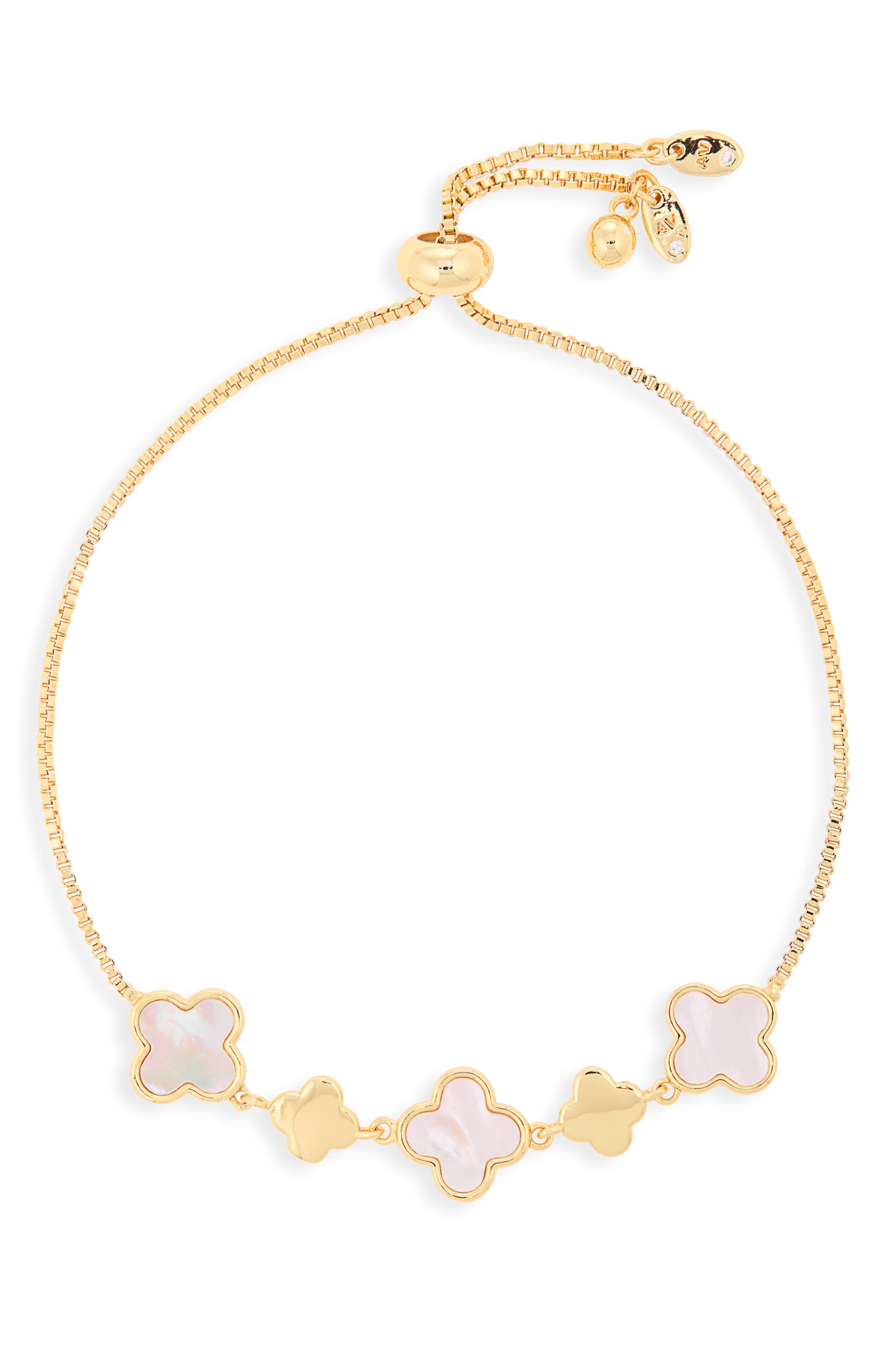Clover Slider Bracelet