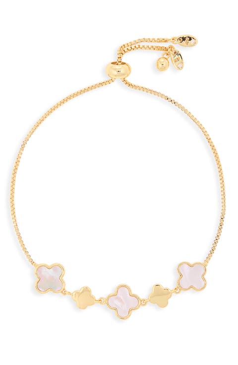 Clover Slider Bracelet