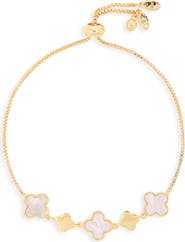 ARGENTO VIVO Clover Slider Bracelet