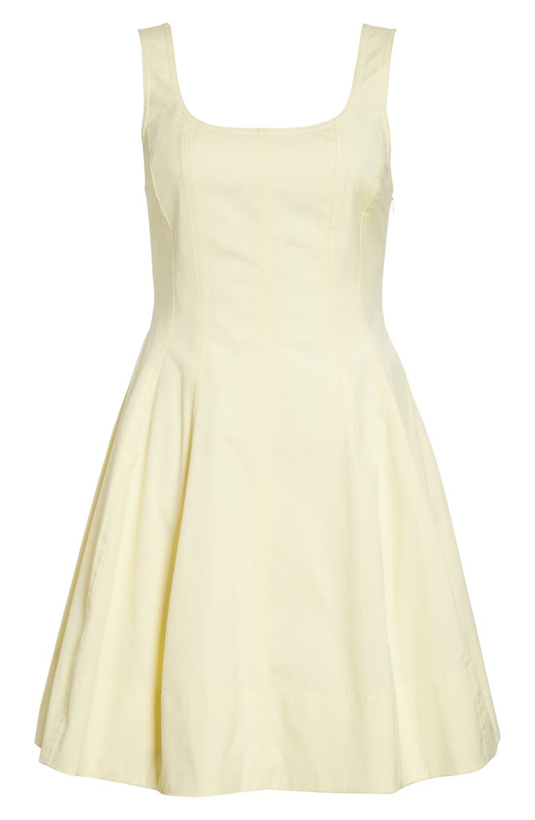 A.L.C. Vea Fit & Flare Mini Sundress, Alternate, color, Light Canary