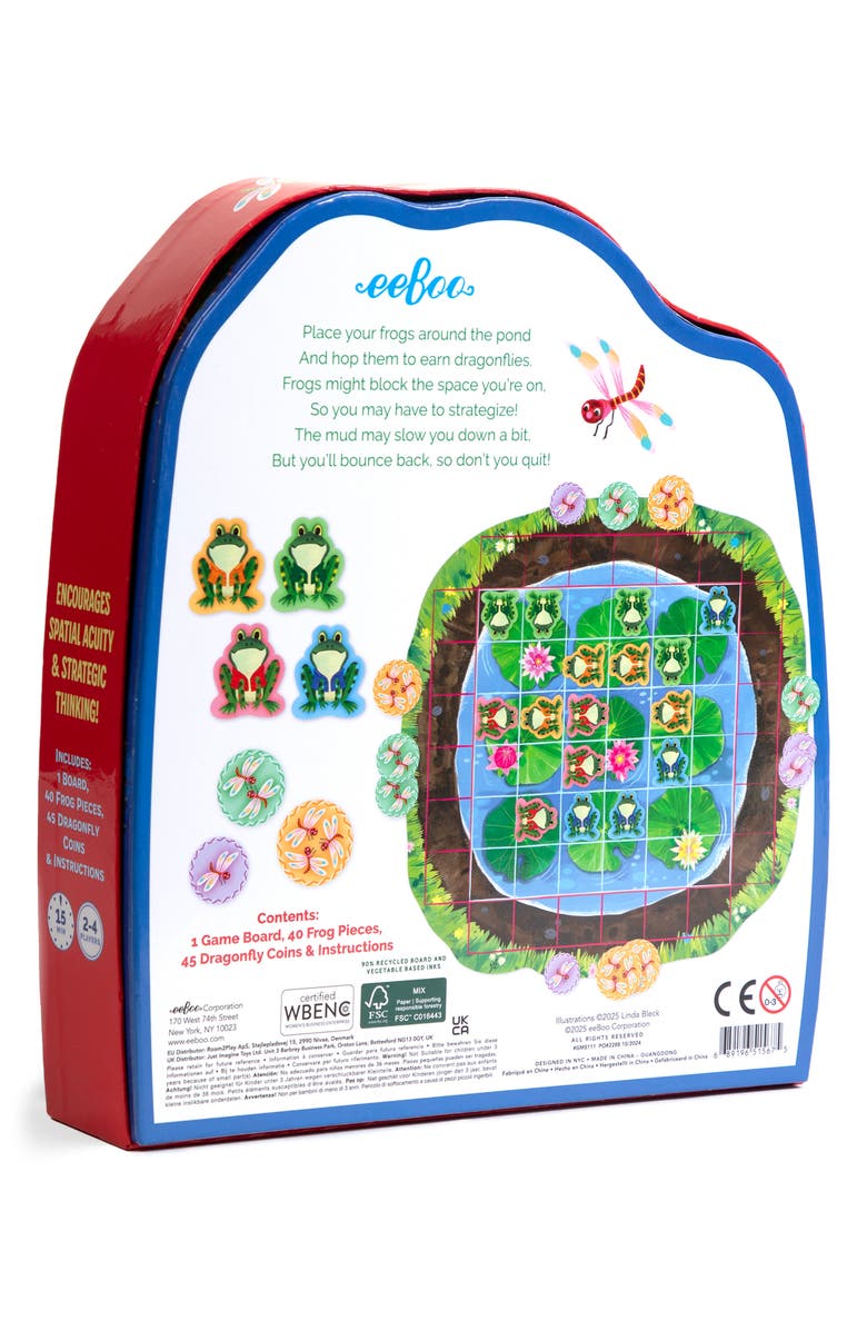 eeBoo Frog Hopkins Board Game, Alternate, color, Multi