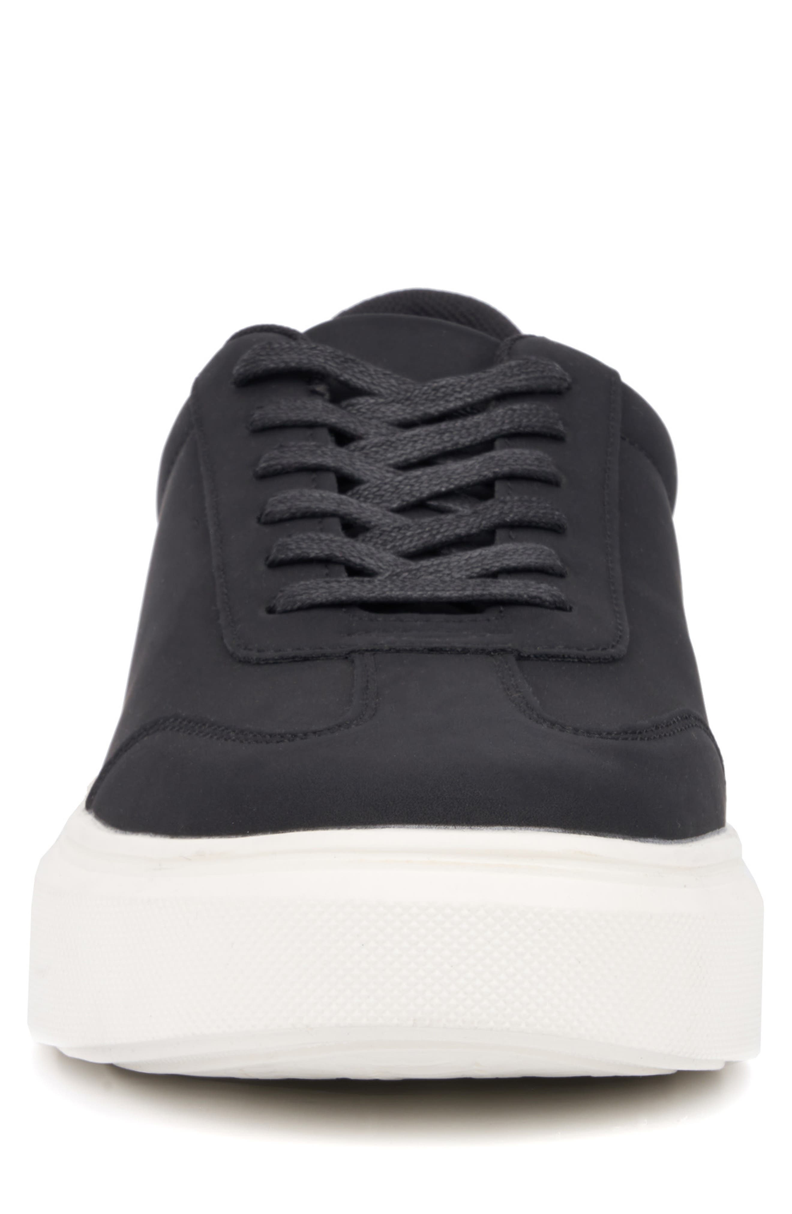 NEW YORK AND COMPANY Wilson Low Top Sneaker, Alternate, color, Black