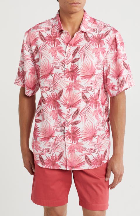 Lush Paradise Short Sleeve Button-Up Shirt