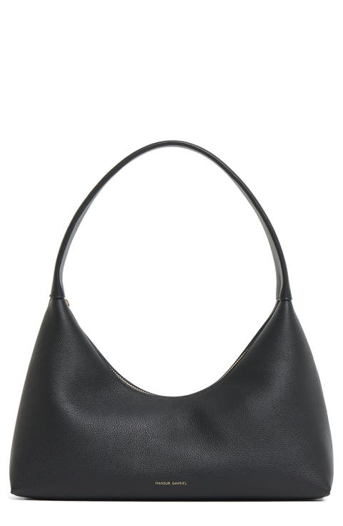Candy Baguette Leather Shoulder Bag