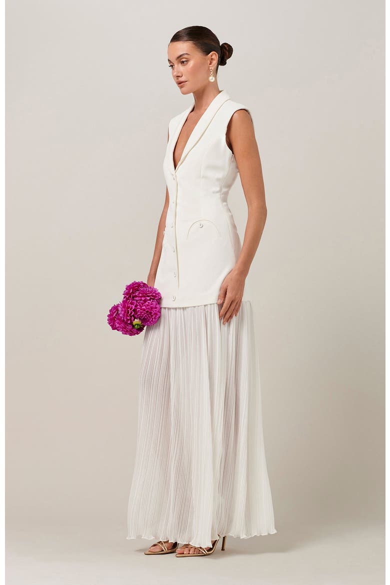 Trina Maxi Dress, Alternate, color, Off White