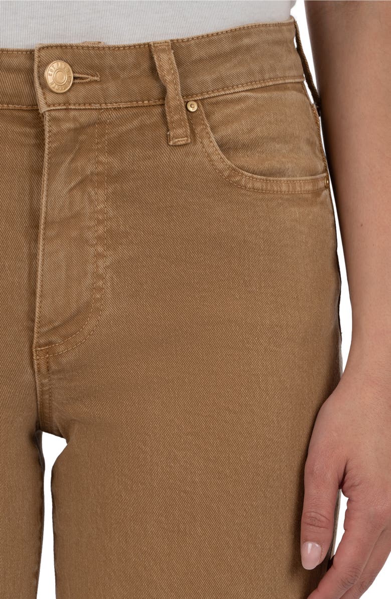 KUT from the Kloth High Waist Ankle Wide Leg Jeans, Alternate, color, Caramel