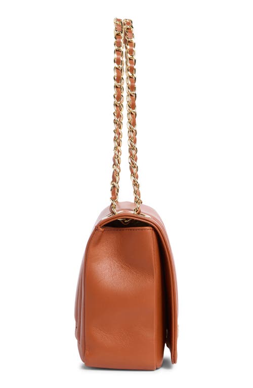 Valentino By Mario Valentino Alice Signature Shoulder Bag In Brown