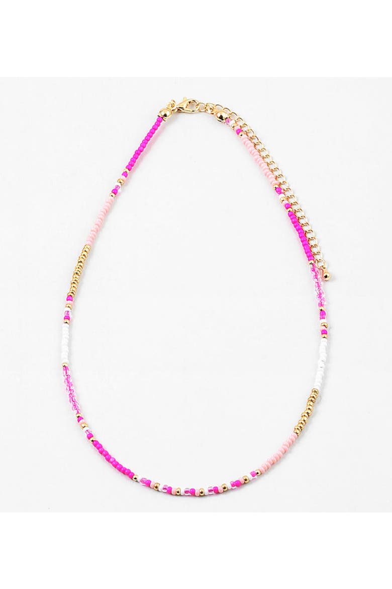 Kokomo Tiny Beaded Necklace, Main, color, Multi
