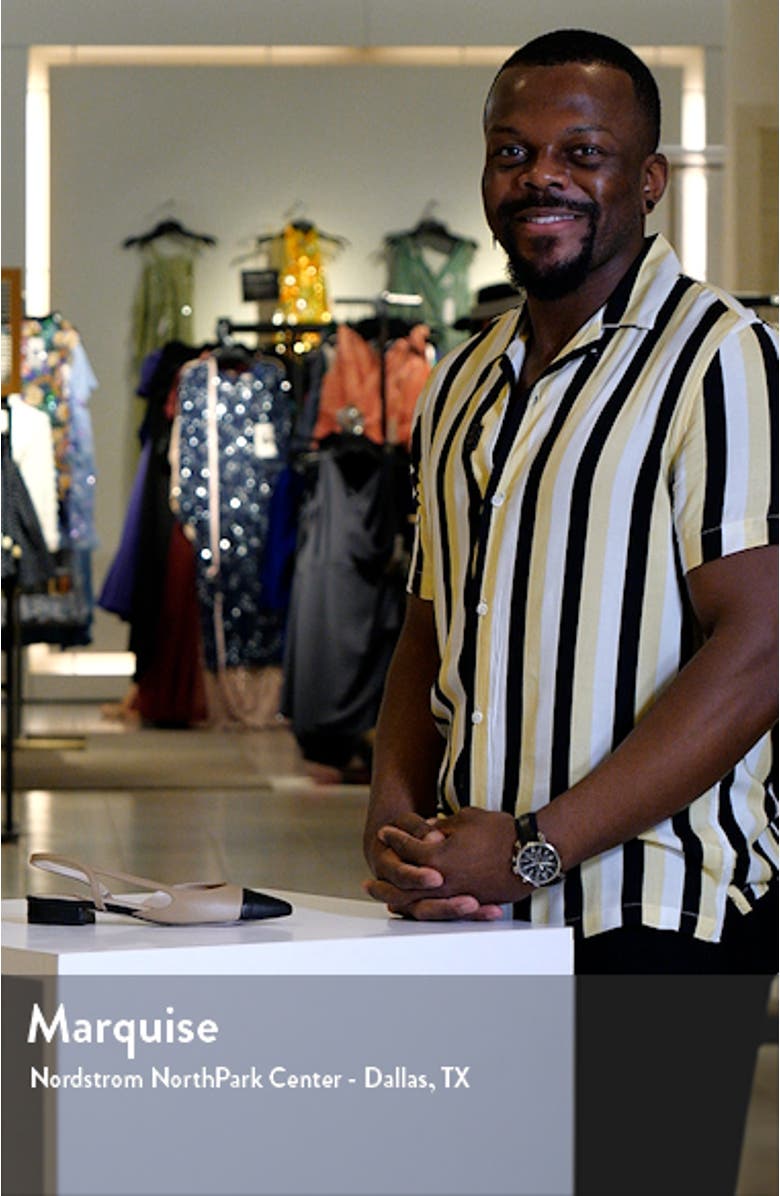 Rio Slingback Pointy Cap Toe Flat, sales video thumbnail