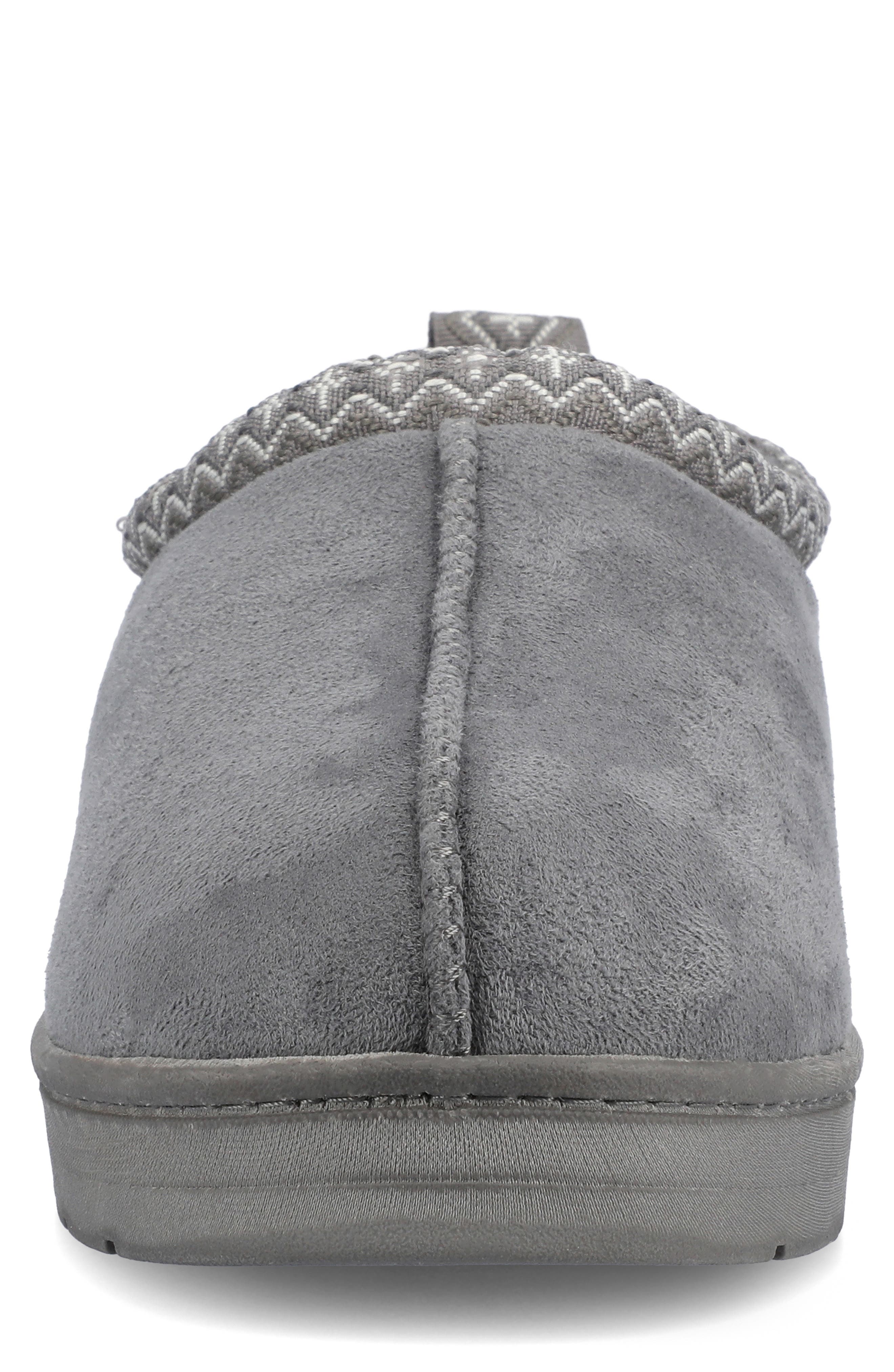 VANCE CO Lance Leather Slipper, Alternate, color, Grey