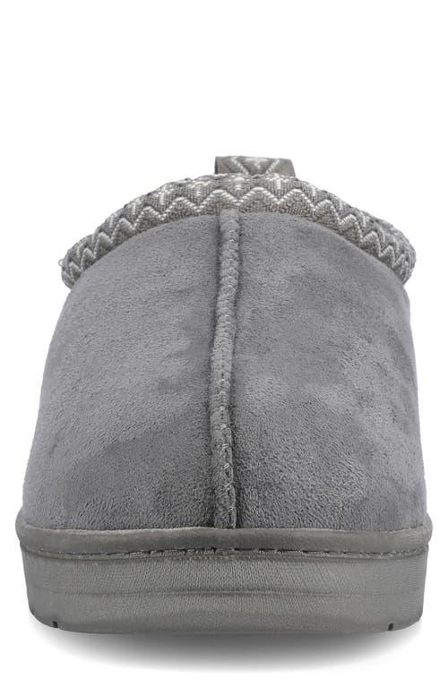 Vance Co. Vance Mens Wheeler Shearling Clog Slipper In Gray