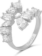 SHYMI Multicut Cubic Zirconia Bypass Ring