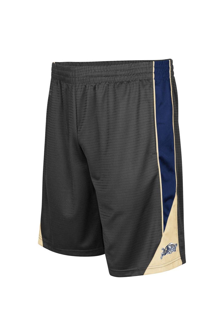 Men's Colosseum Charcoal Navy Midshipmen Team Turnover Shorts, Alternate, color, Charcoal