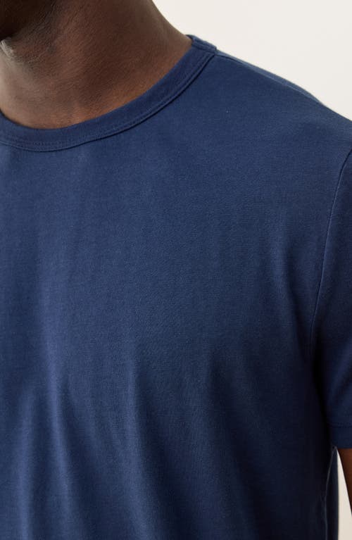Marine Layer Signature Crewneck T-shirt In Blue