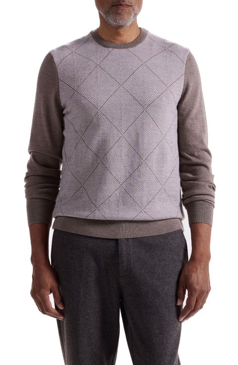 Diamond Merino Wool Sweater