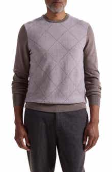 Bugatchi Diamond Merino Wool Sweater